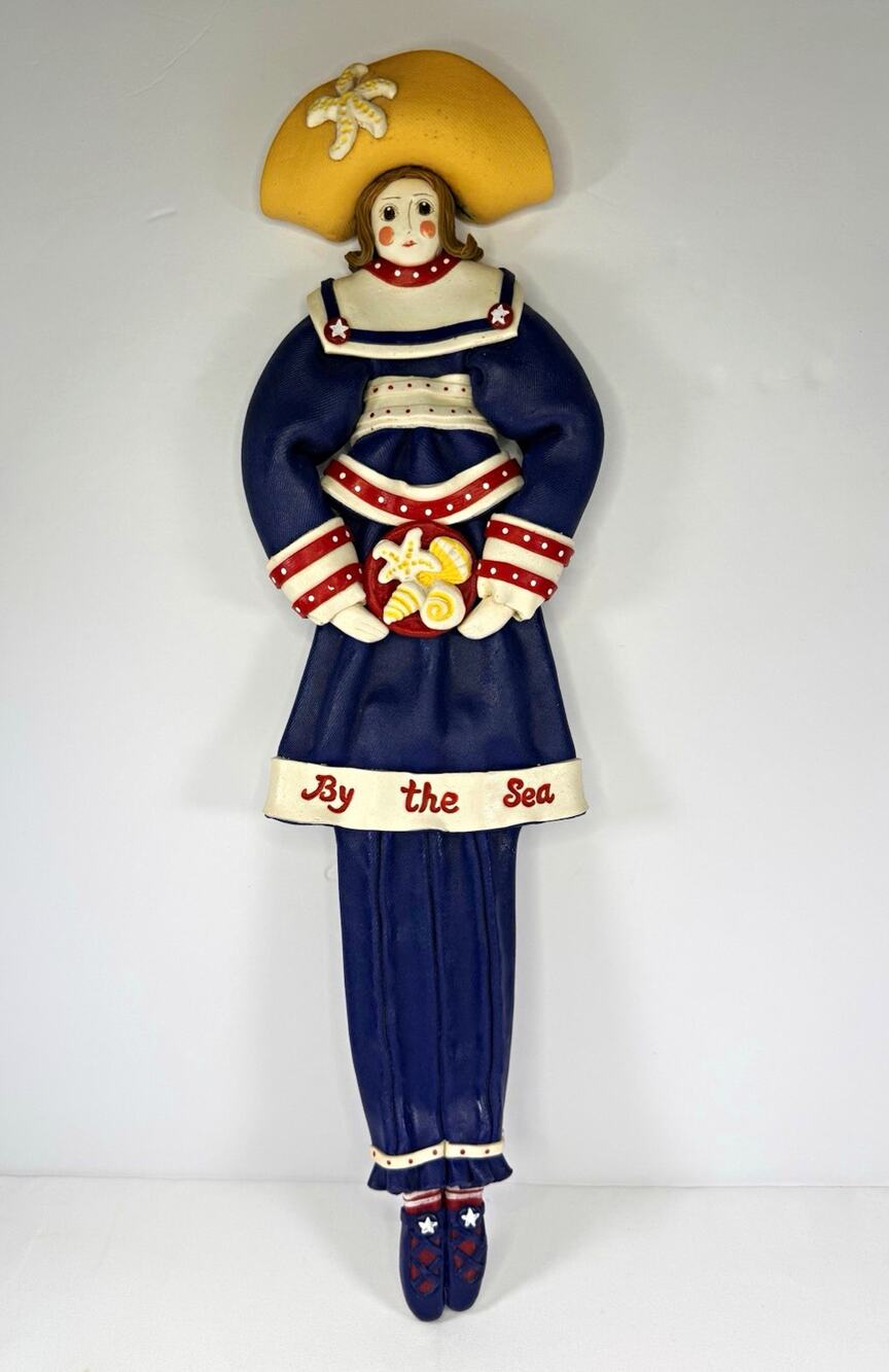 Vtg Cynthia Madrid Midwest of Cannon Falls By The Sea Nautical Wall Art Doll